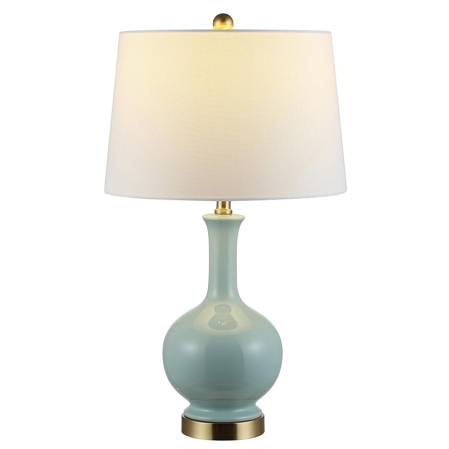 Bowie Table Lamp - 26 Inch Height - TBL4346 - Robins Egg Blue - Safavieh