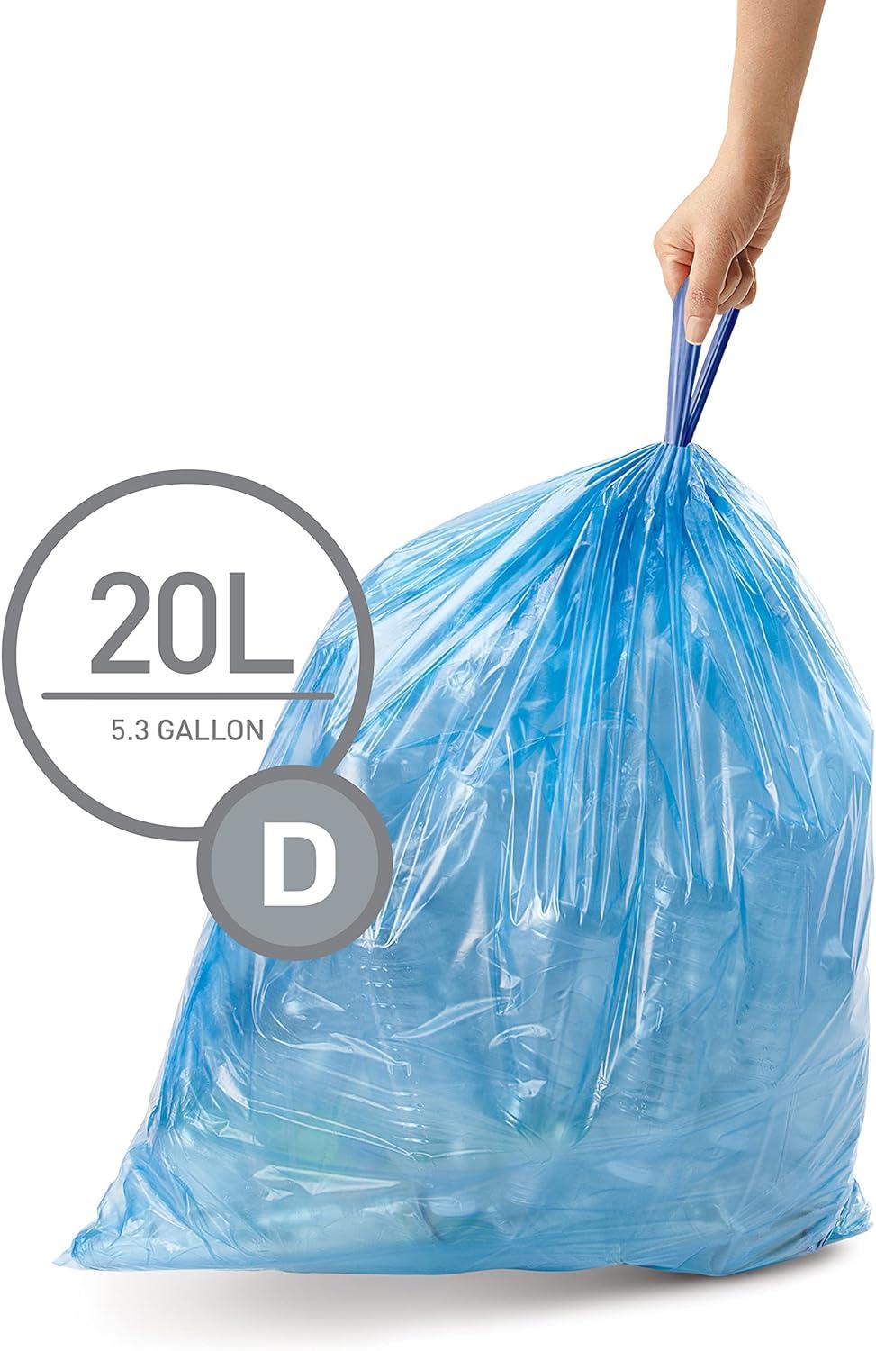 simplehuman Simplehuman Code D Custom Fit Drawstring Trash Bags