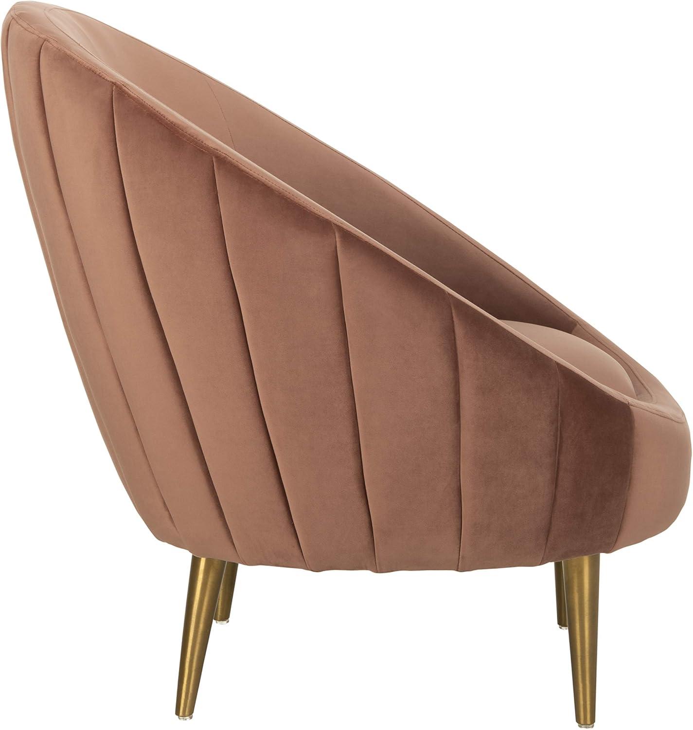 Razia Velvet Barrel Chair