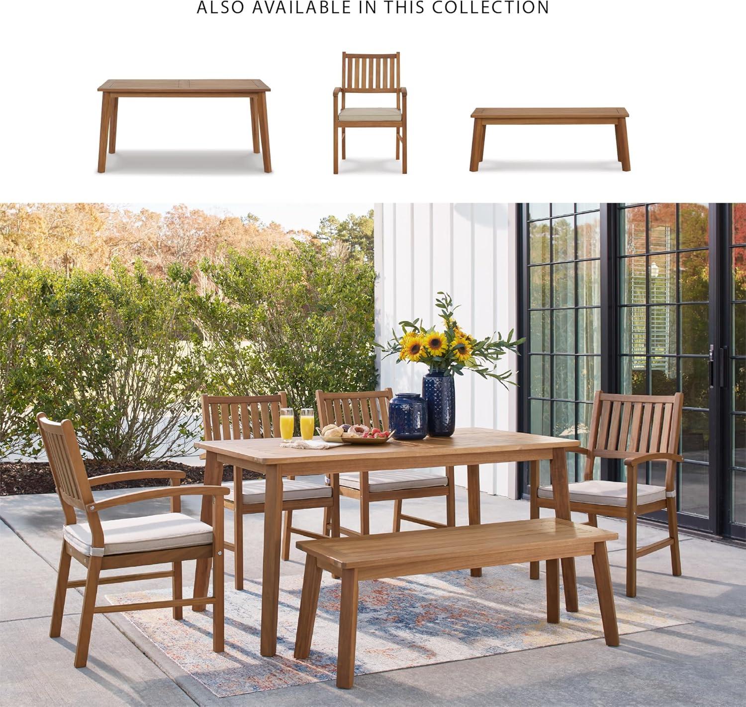 Janiyah Outdoor Dining Bench
