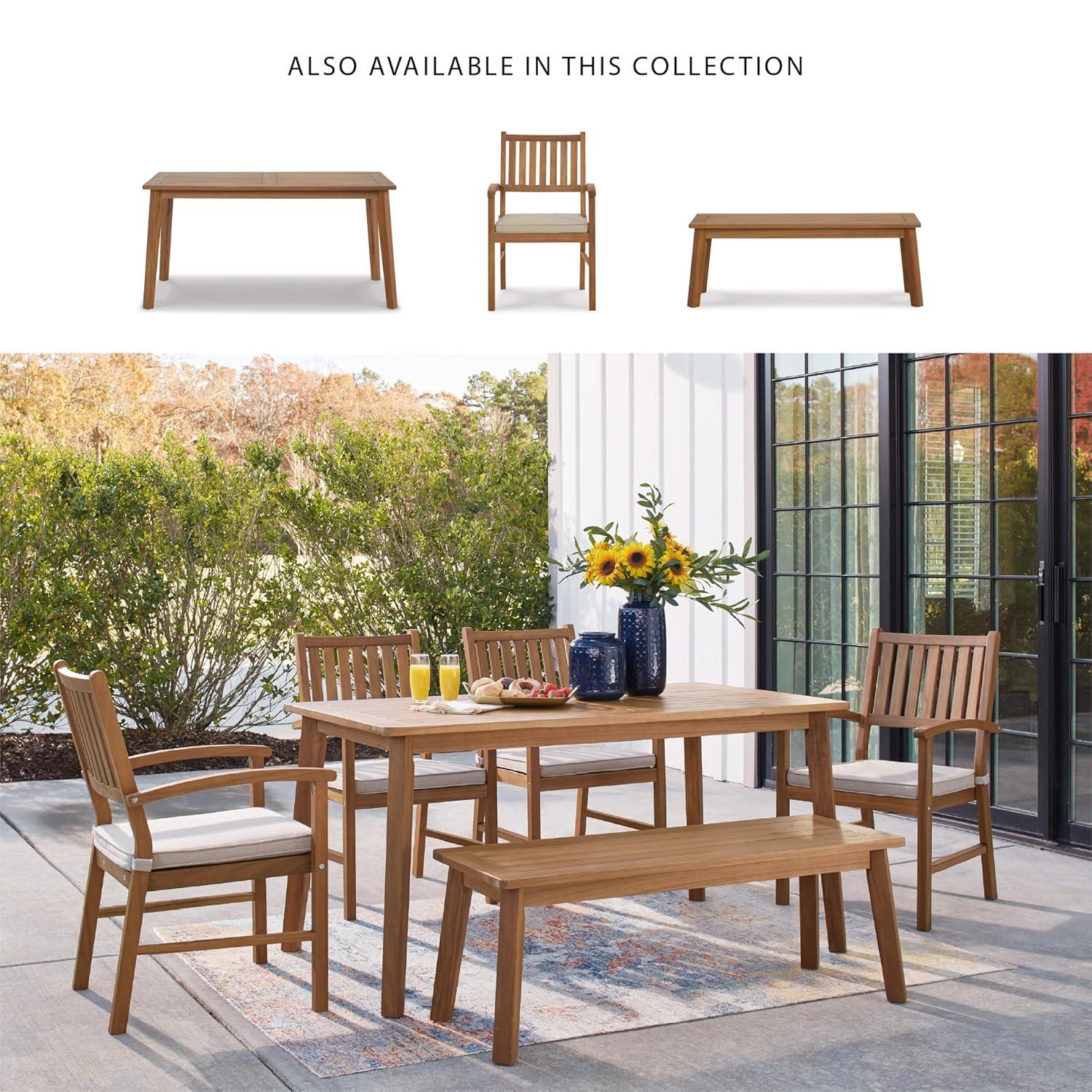Janiyah Outdoor Dining Bench