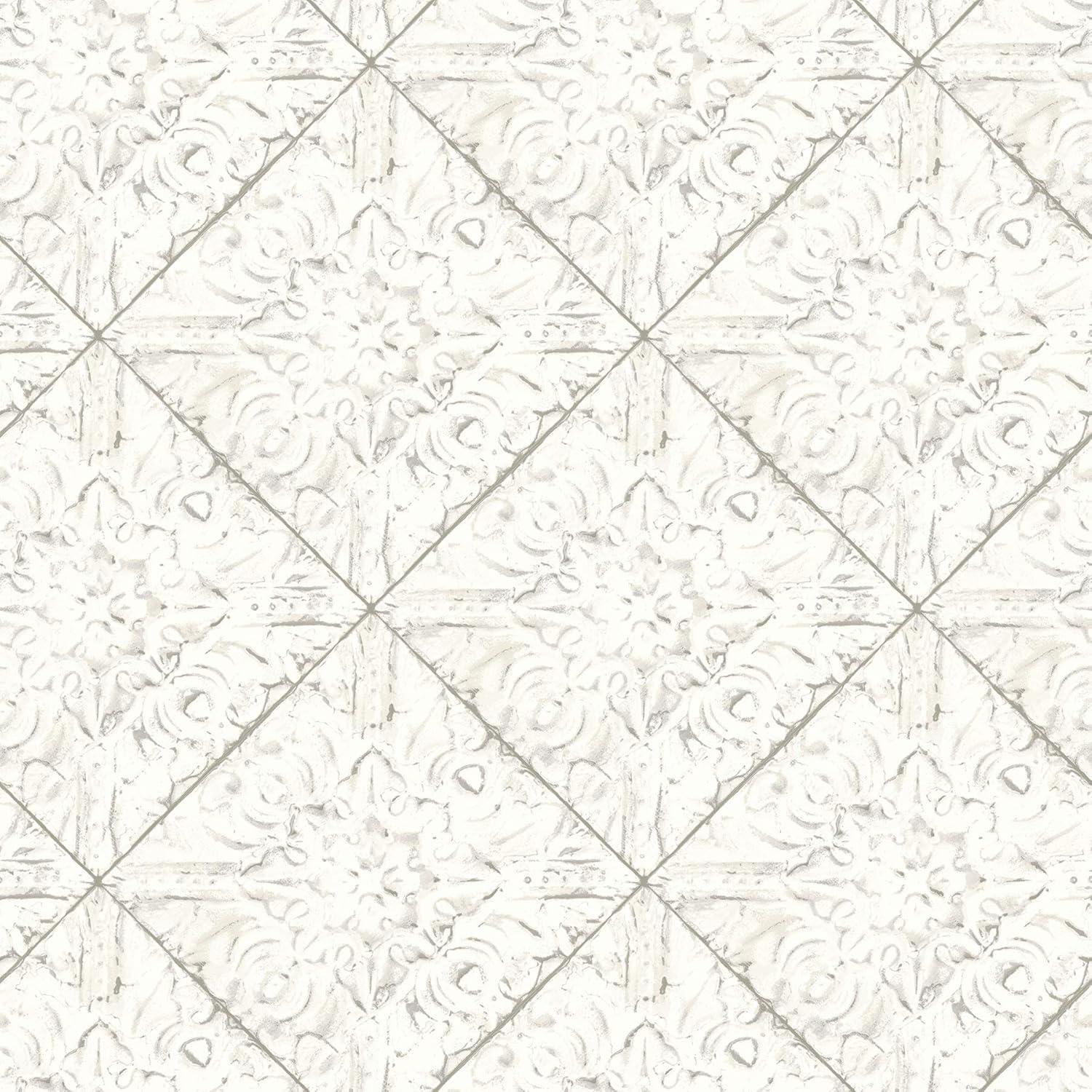 Brewster Home Fashions Bourgoin Geometric Roll