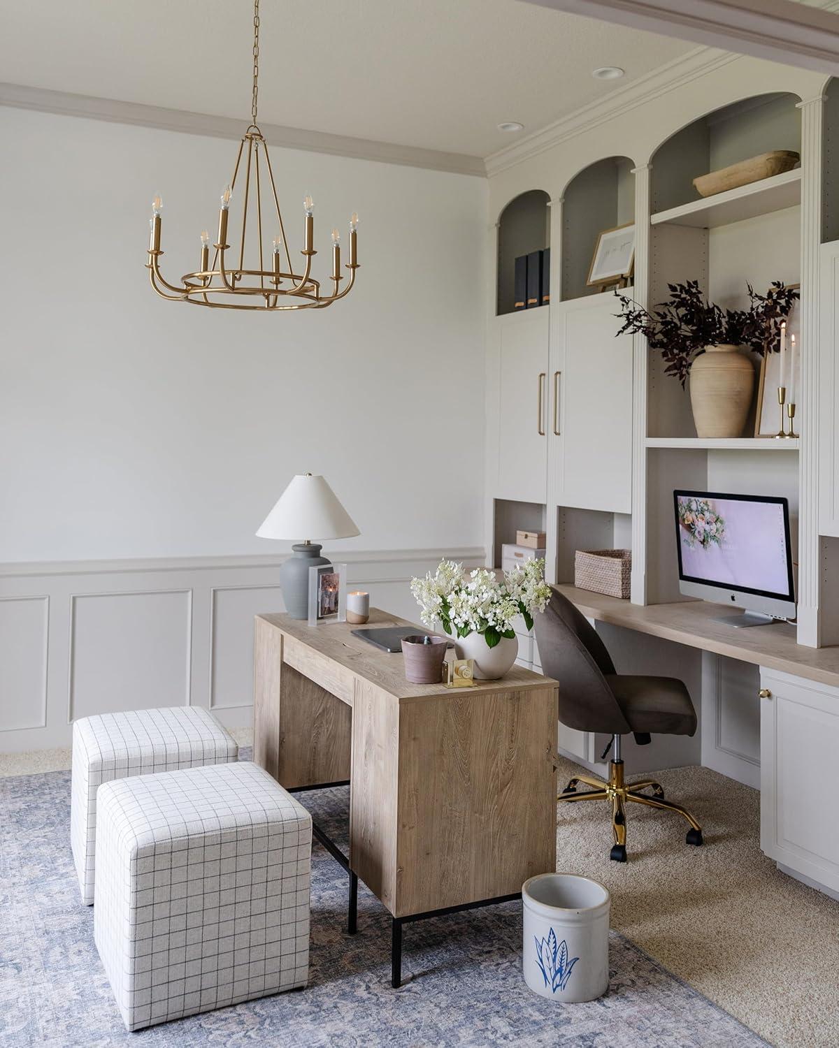 8 Light Chandelier-Aged Brass Finish    -Traditional Installation Crystorama Lighting Bai-A2108-Ag