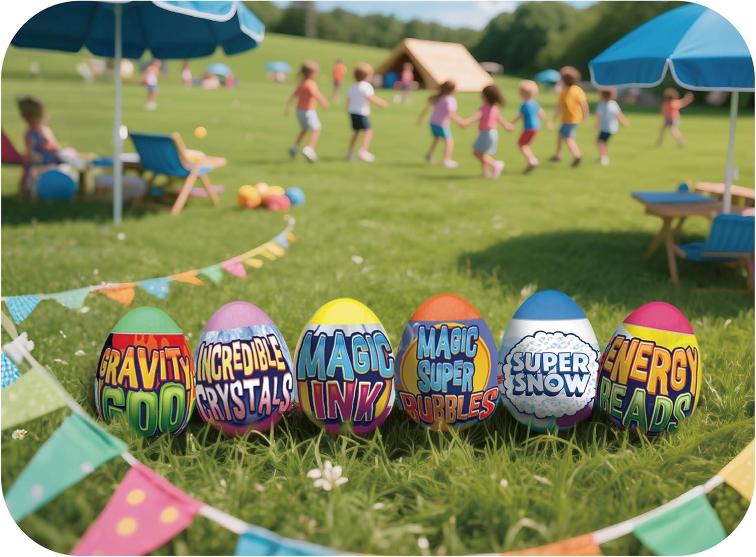 Be Amazing! Toys Egg-Cellent Experiment - 6 Pack Science Experiments for Children- Egg-Shaped Activity Kit for Boys and Girls - Easter Party Favor or Basket Stuffer - STEM for Kids 8+