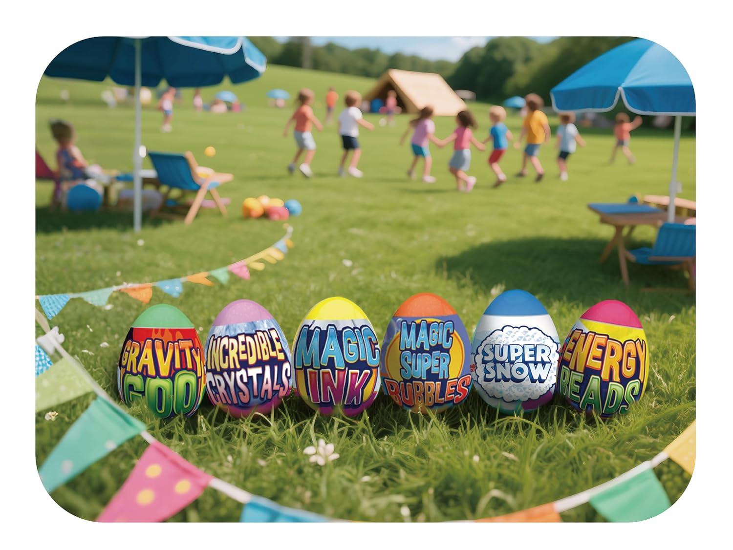 Be Amazing! Toys Egg-Cellent Experiment - 6 Pack Science Experiments for Children- Egg-Shaped Activity Kit for Boys and Girls - Easter Party Favor or Basket Stuffer - STEM for Kids 8+