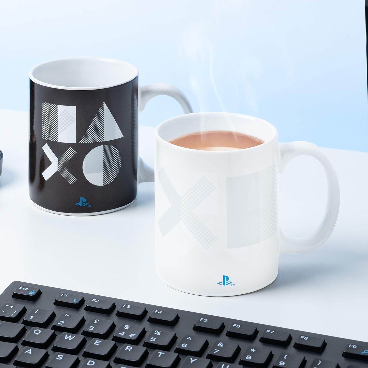 Paladone Products Ltd. PlayStation PS5 Heat Change 10 Ounce Ceramic Mug