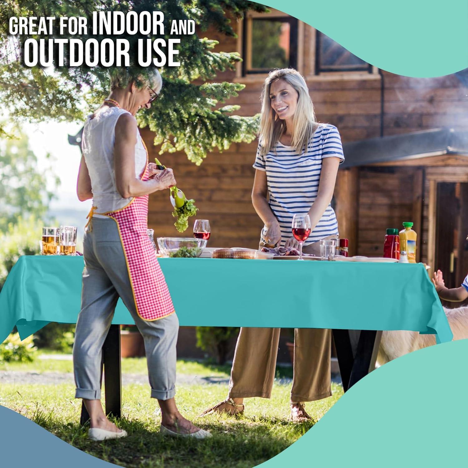 Crown Display 40 In. X 100 Ft. Blue Gingham Table Roll Disposable