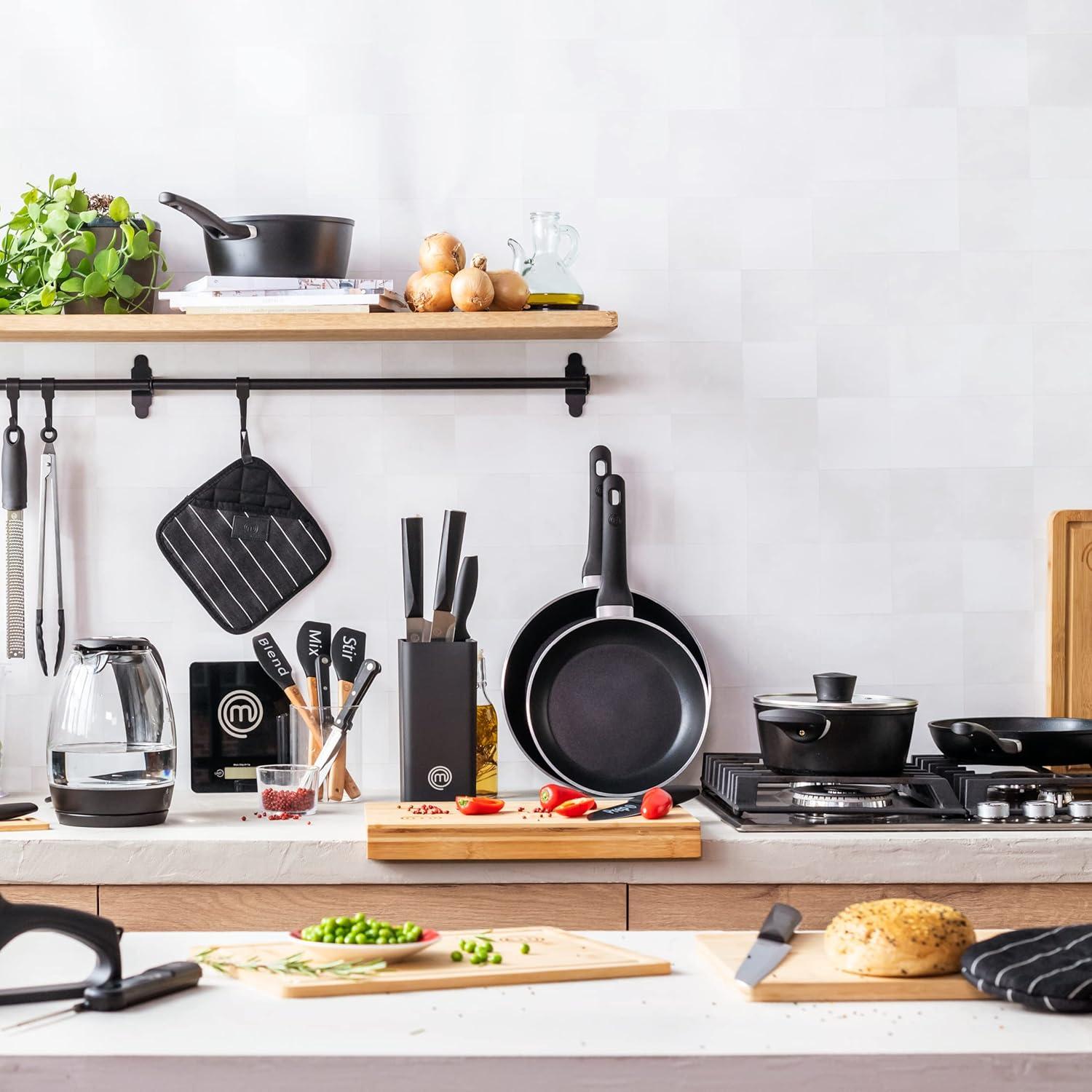 Eco-Friendly Bamboo Cutting Board Set with Juice Grooves