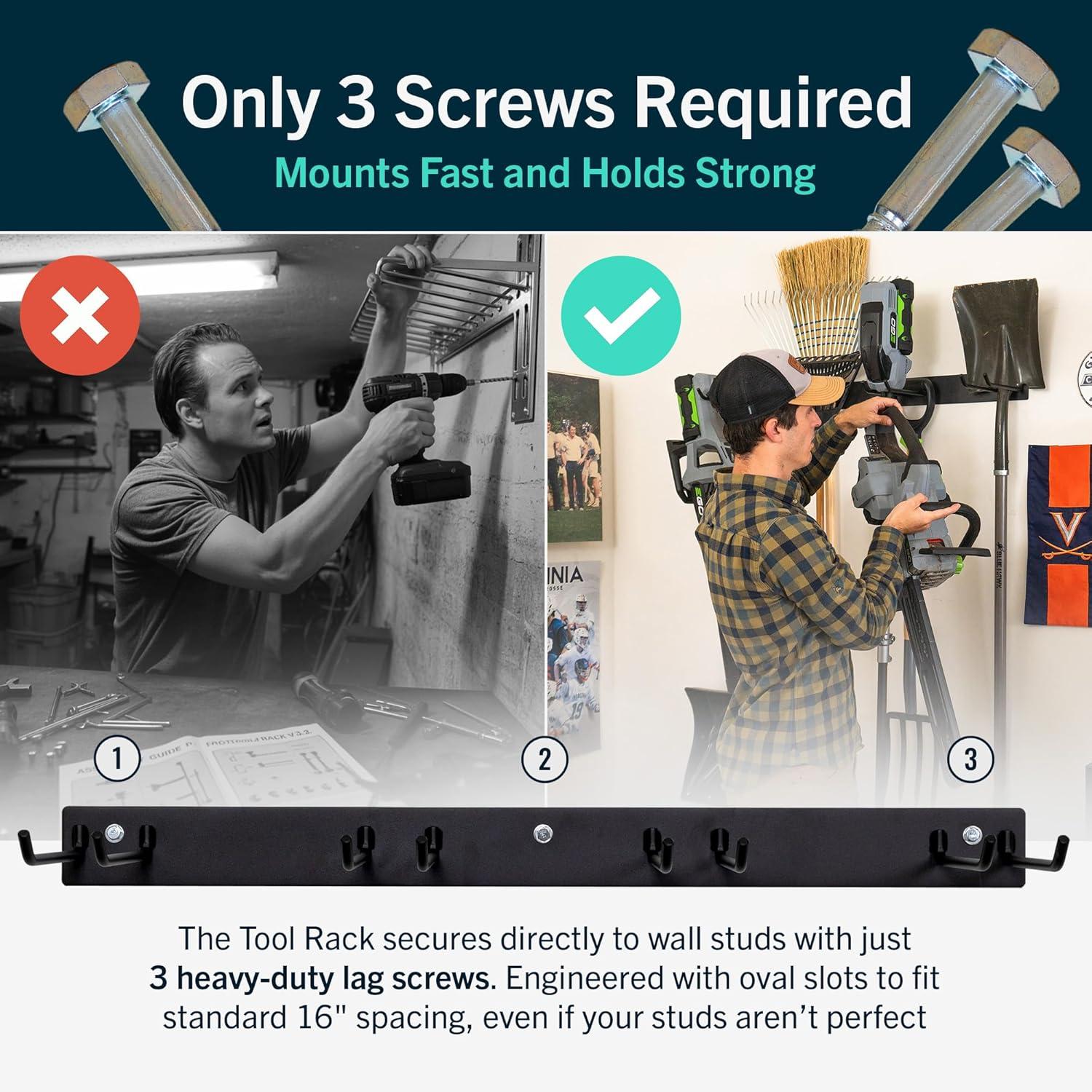 StoreYourBoard Bedrock Garage Tool Organizer | Black