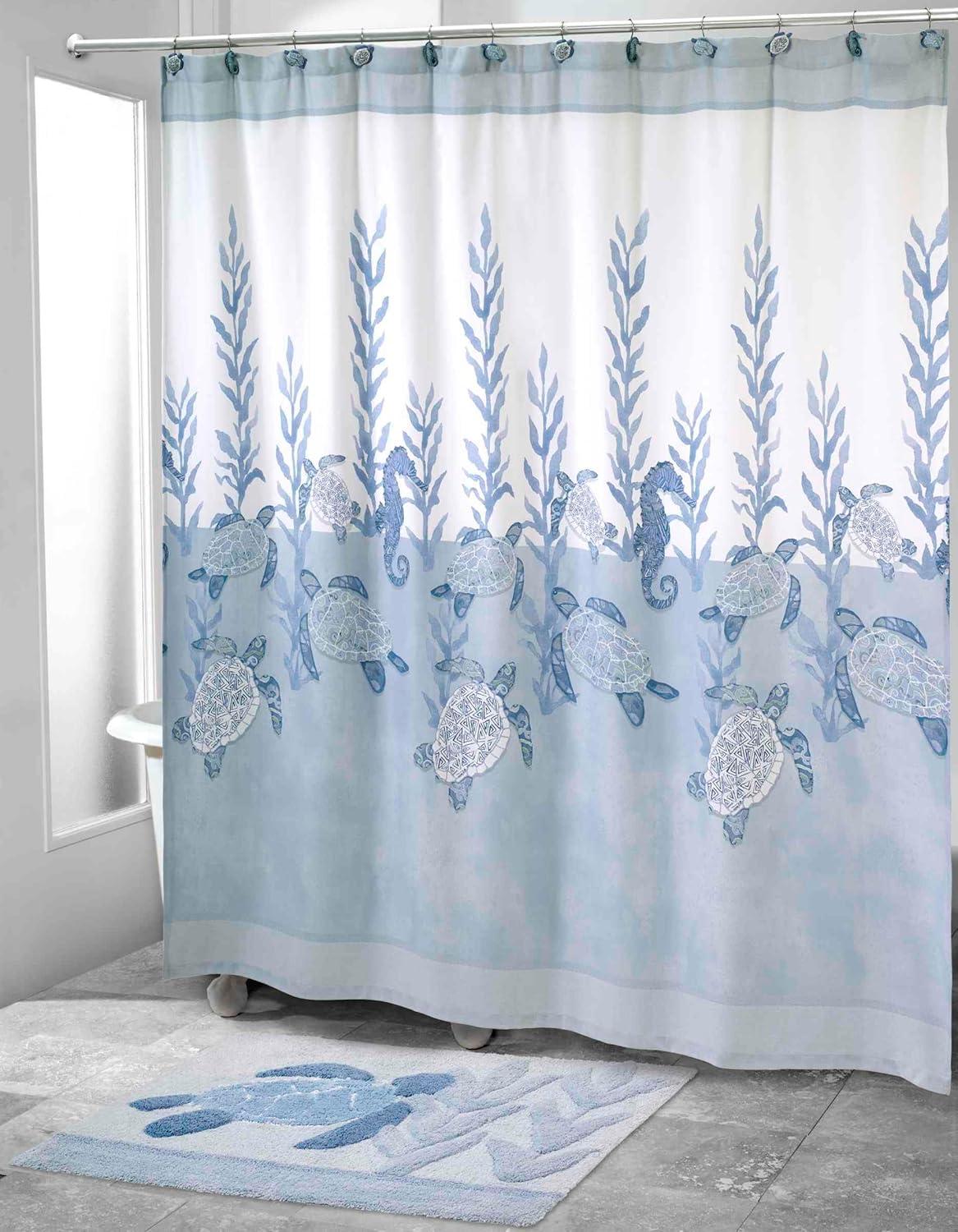 Avanti Linens Caicos Shower Curtain & Hook Set