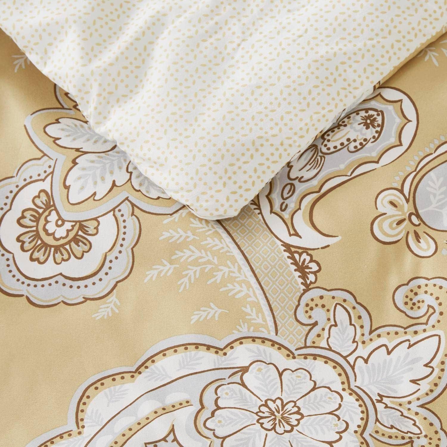 Gracelyn Paisley Print Comforter Set with Sheets