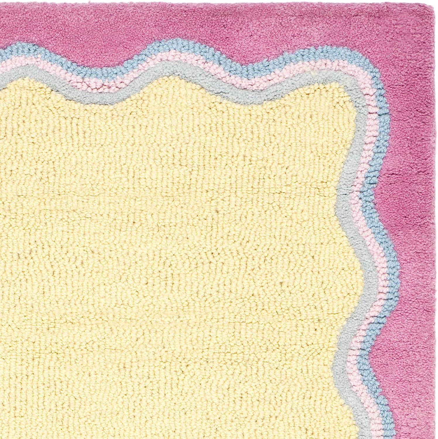 SAFAVIEH Kids Collection SFK394A Handmade Multi/Pink Rug