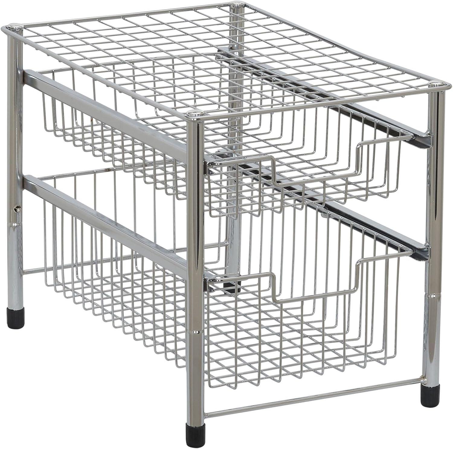 Household Essentials Cabinet Shelving Rack
