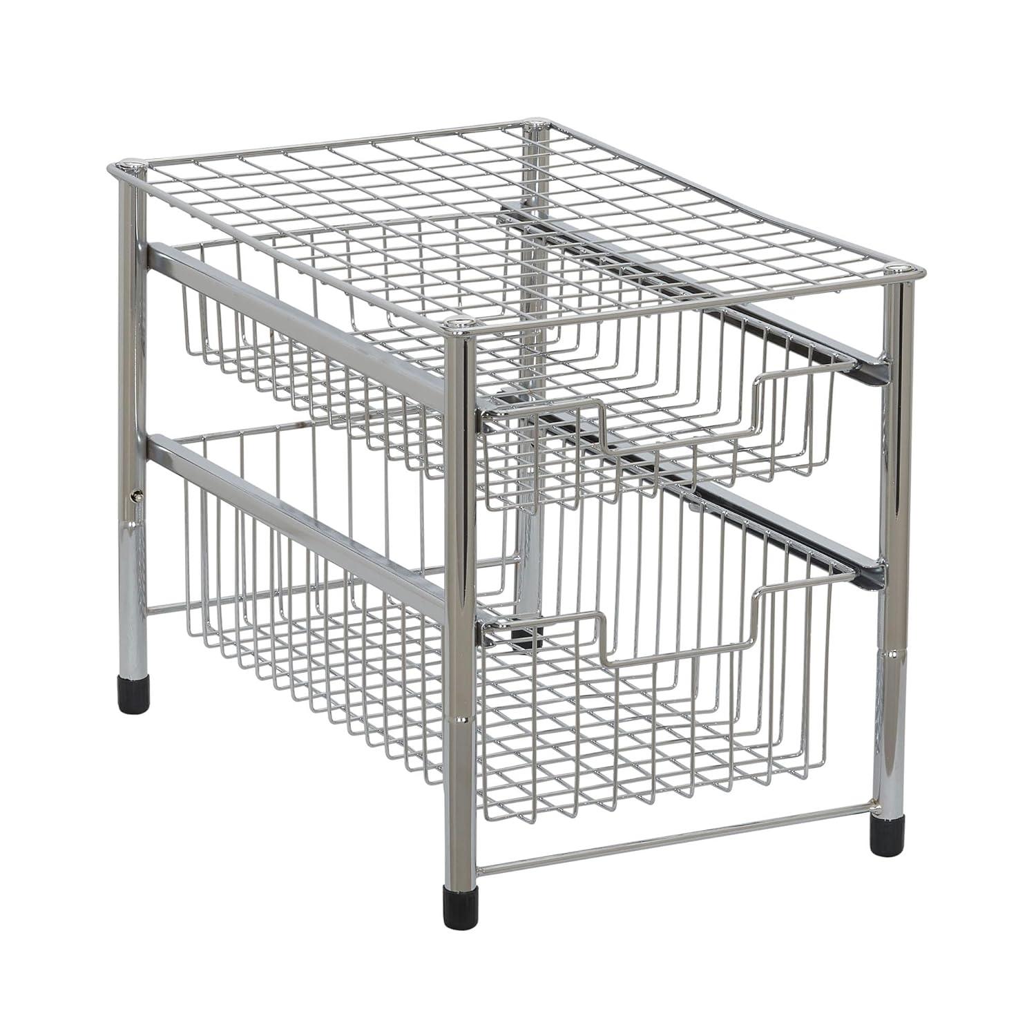 Household Essentials Cabinet Shelving Rack