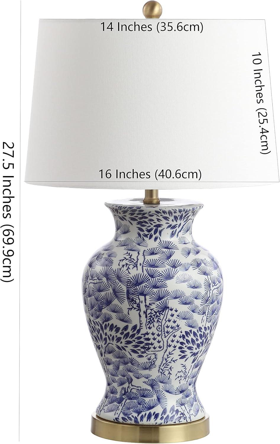 Alona Table Lamp (Set of 2) - Blue/White - Safavieh.