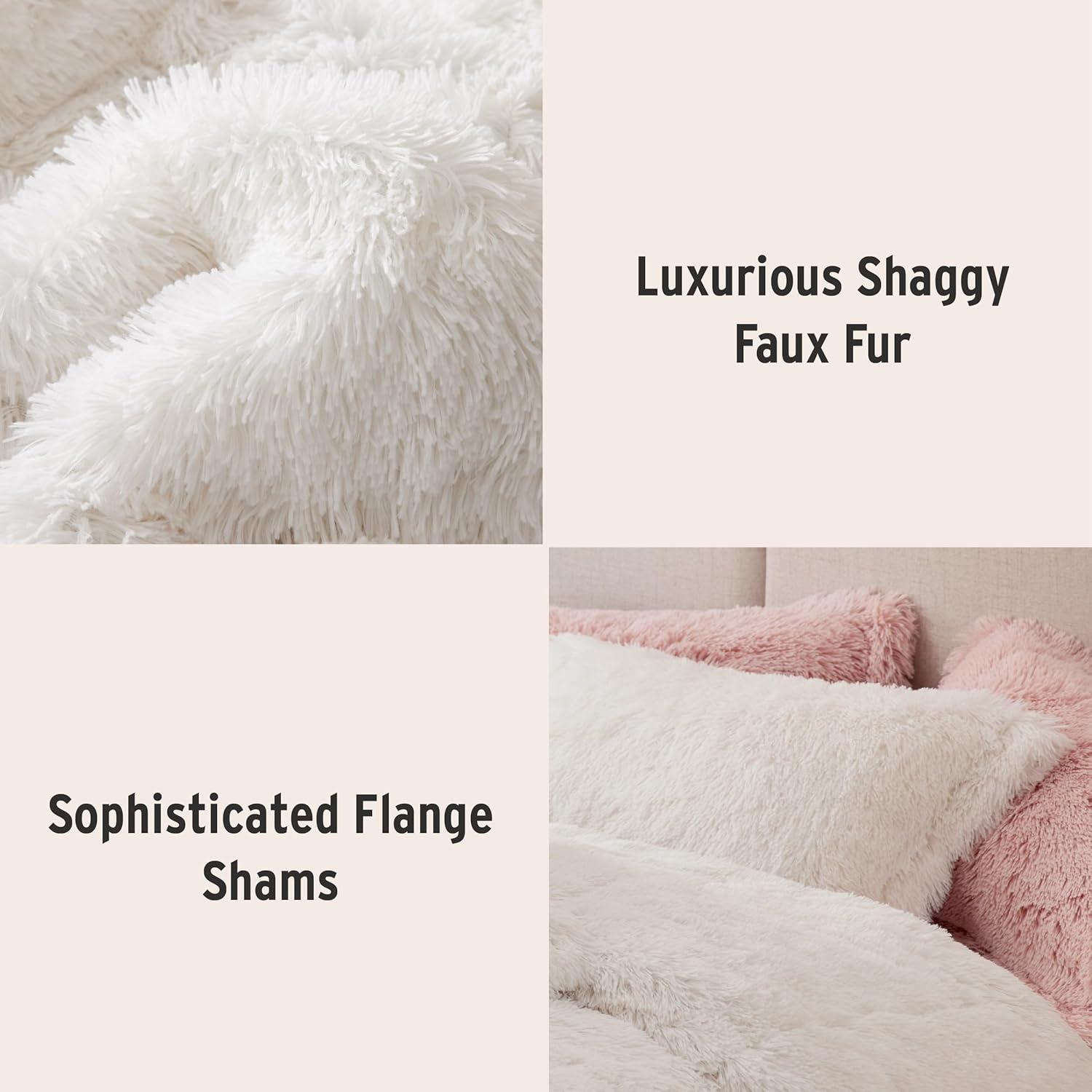 Malea Shaggy Faux Fur Comforter Mini Set