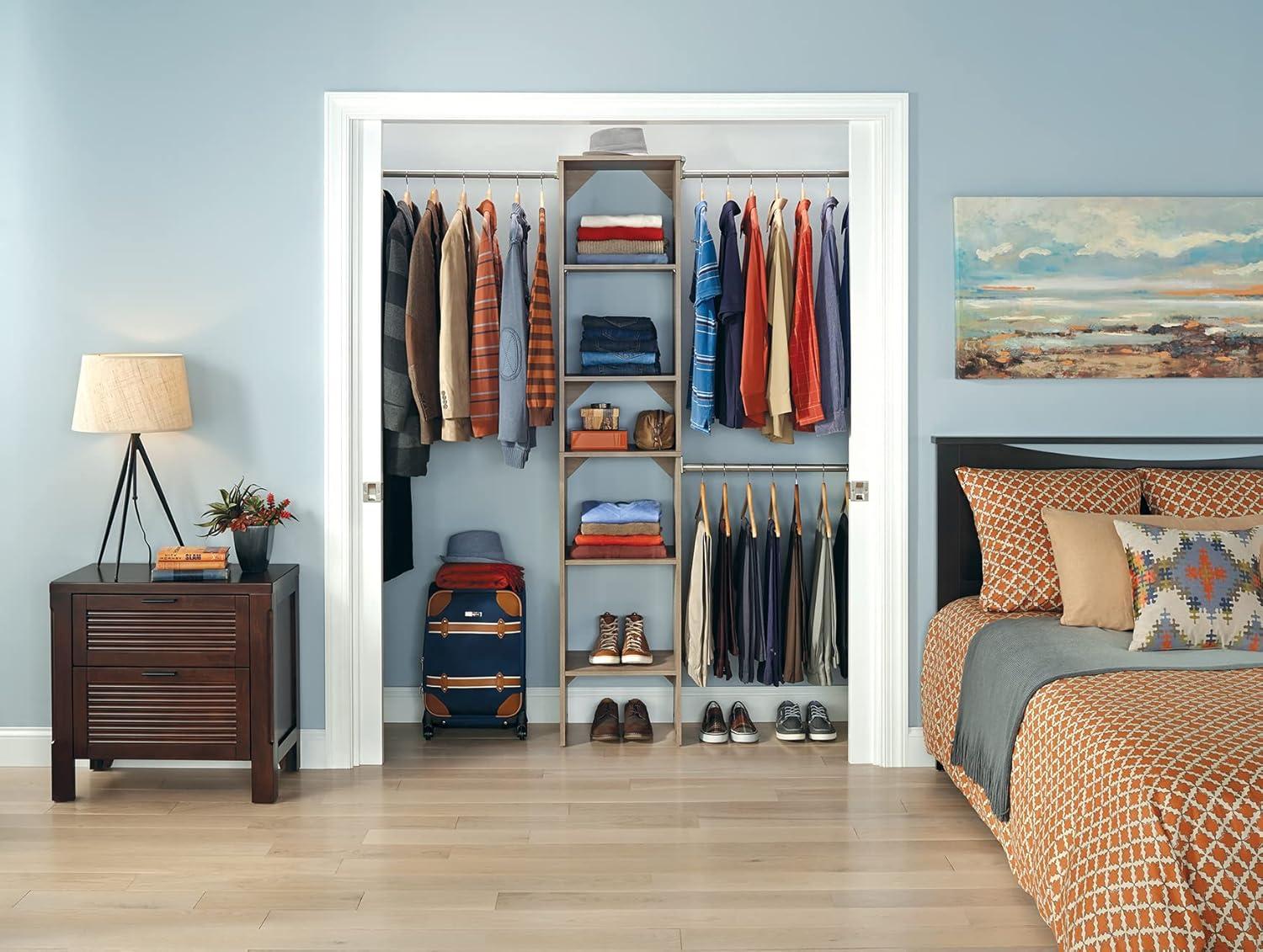 SuiteSymphony 77" to 113" Closet System Starter Kit