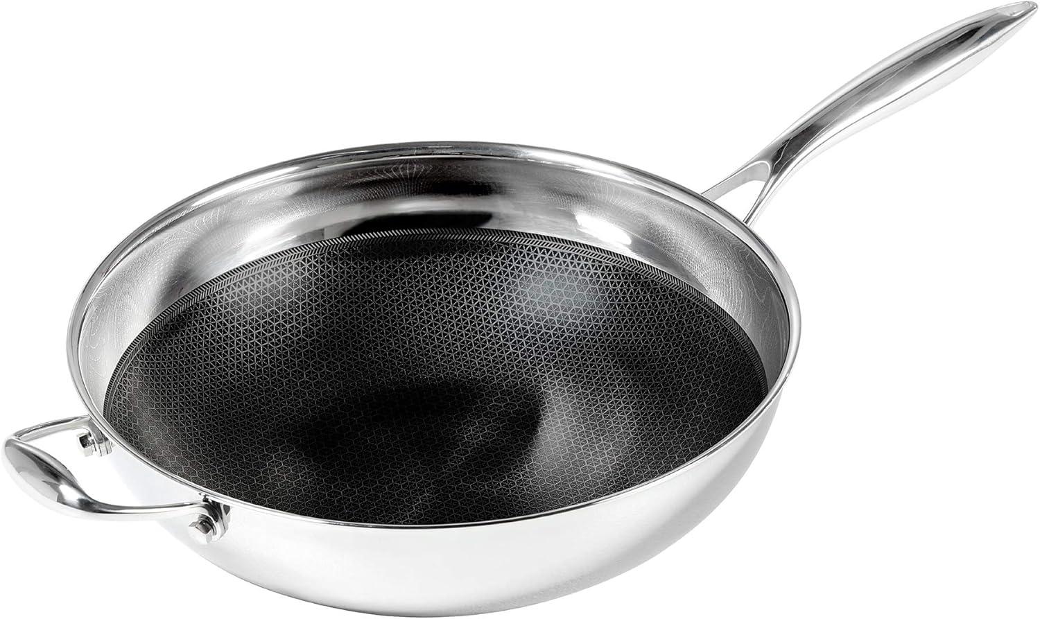 Frieling Black Cube, Wok, 12.5" dia., Stainless steel/quick release