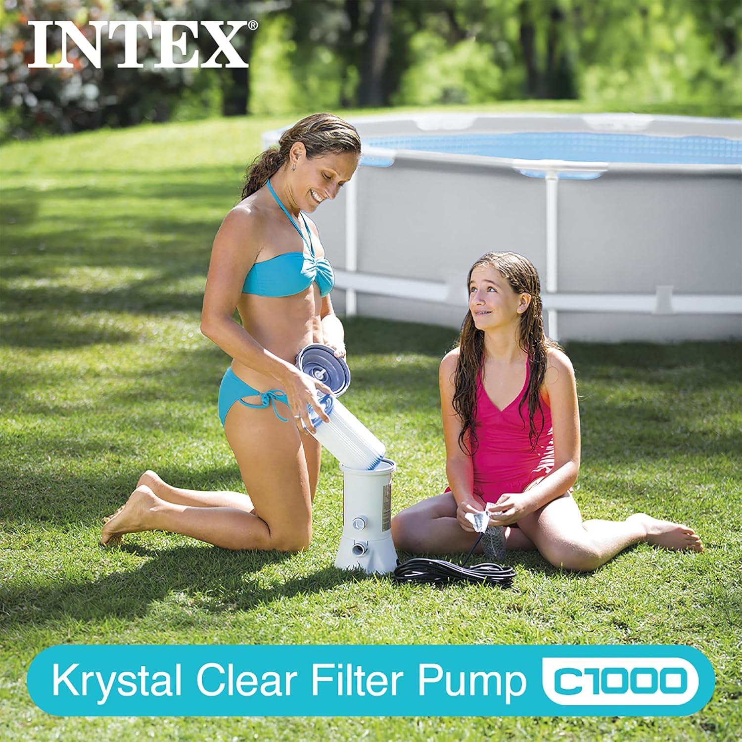 Intex New Intex Rectangular Frame Above Ground Swimming Pool