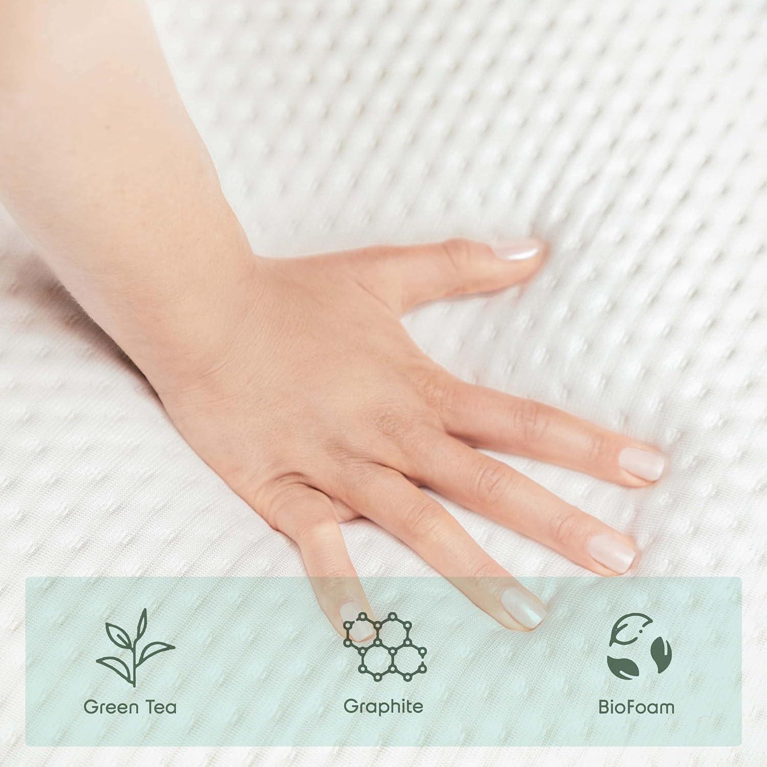 Nestl Nestl Green Tea Cooling Memory Foam Mattress