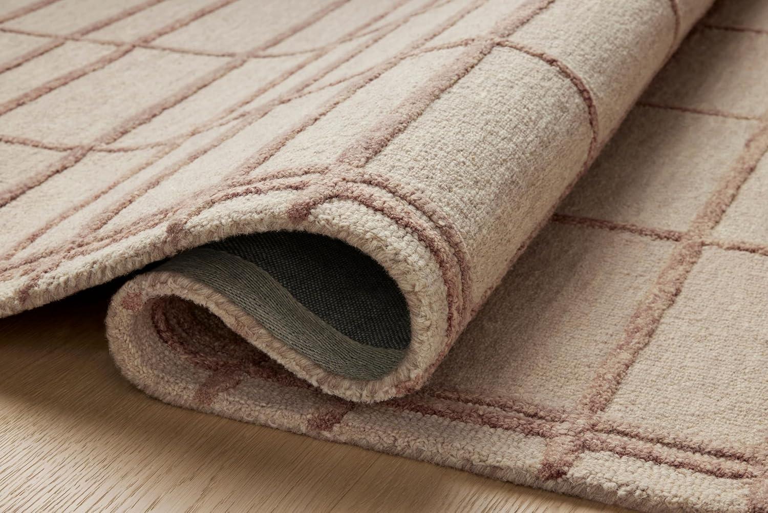 Chris Loves Julia x Loloi Bradley Rose / Blush Area Rug