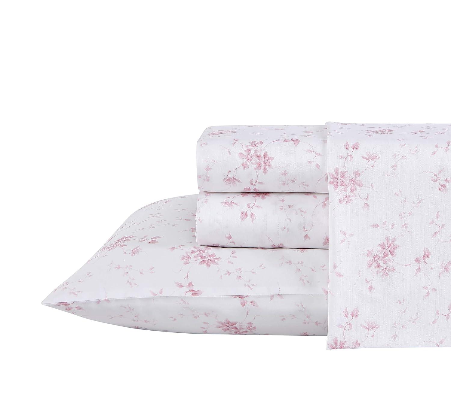 Laura Ashley Sateen Cotton Printed Sheet Sets & Reviews | Wayfair