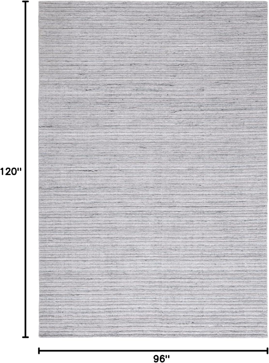 SAFAVIEH Elements Albina Striped Polyester Area Rug, Grey, 8' x 10'