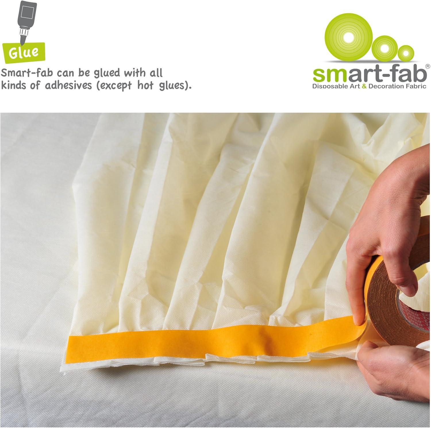 Smart-Fab® Art & Decoration Fabric Roll, 48" x 40', Black