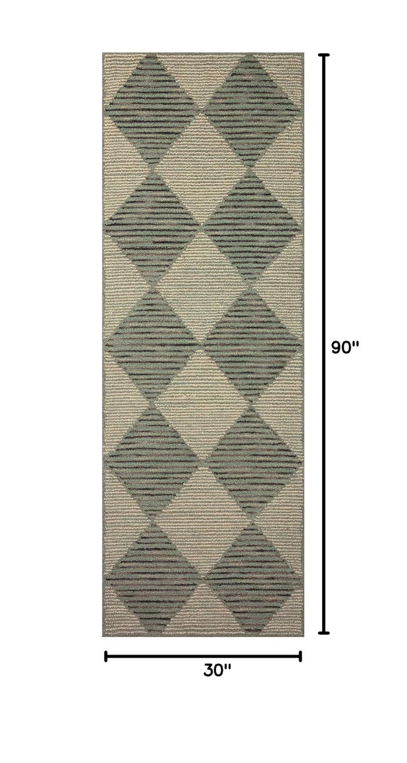 Chris Loves Julia x Loloi Francis Wool Spa/Granite Rug