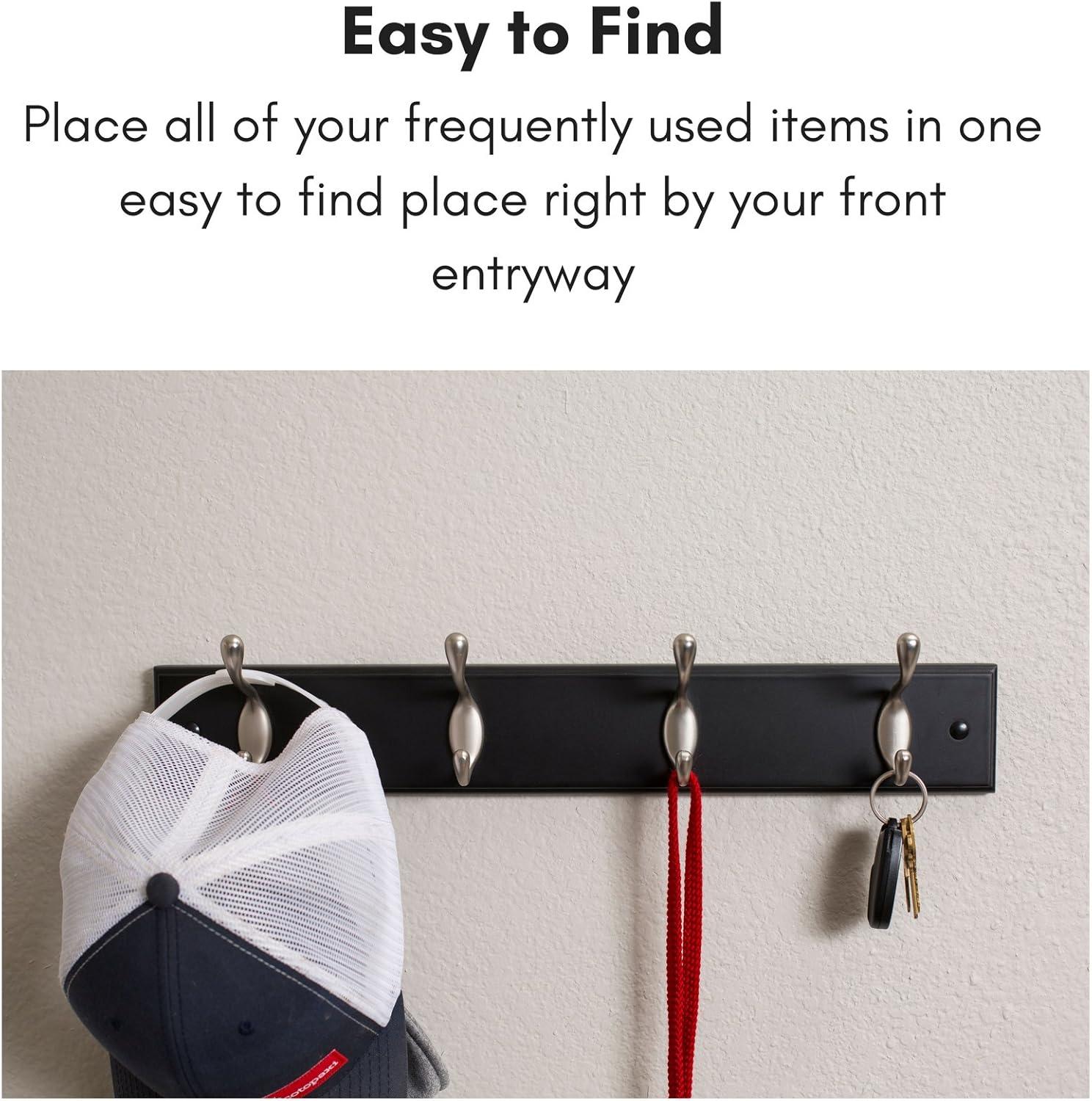BirdRock Home Wall 4 - Hook Wall Mounted Coat Rack