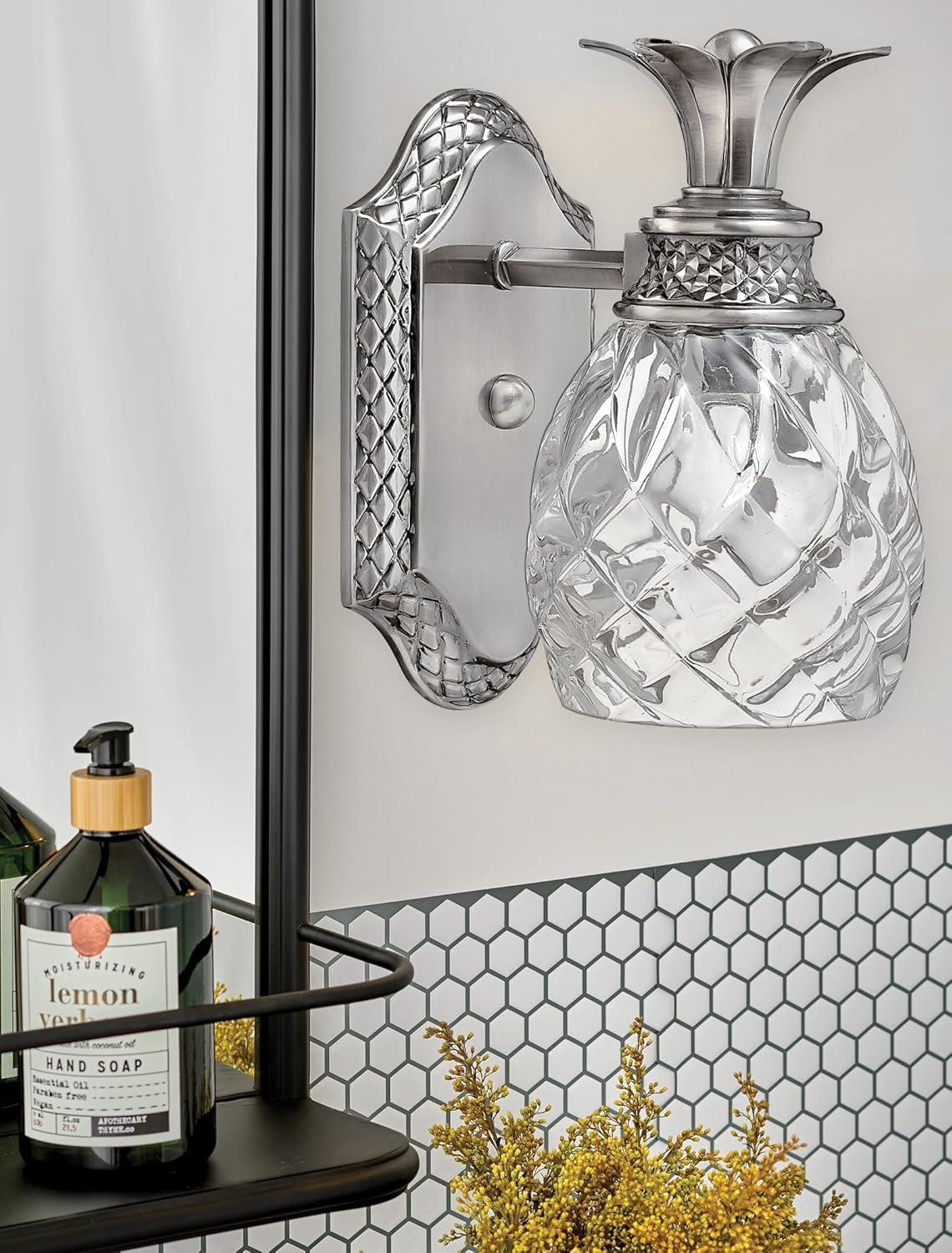 Plantation 3-Light Pineapple Bath Vanity Fixture