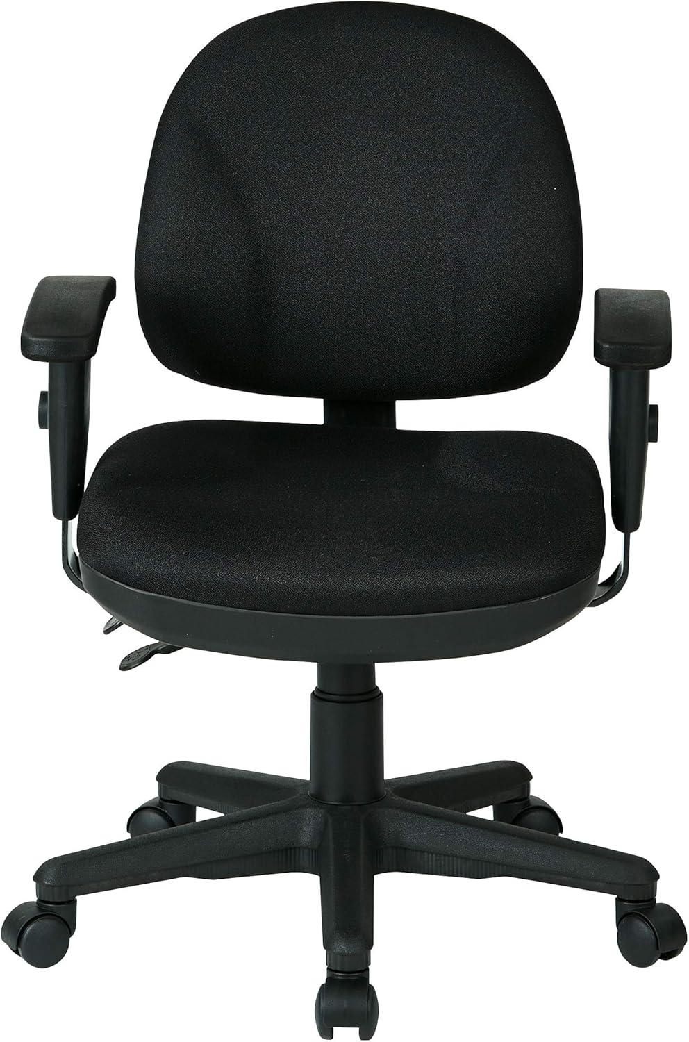 Icon Black Ergonomic Executive Office Chair with Adjustable Arms