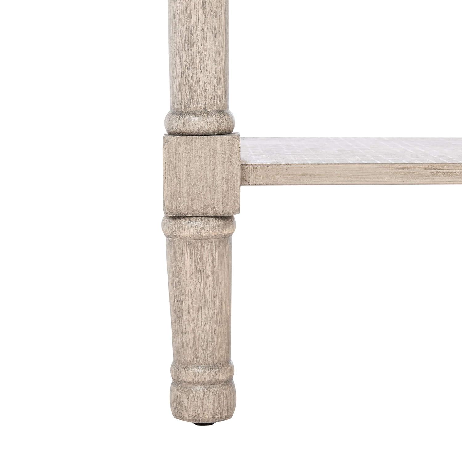 Landers 3 Drawer Console Table - Greige - Safavieh