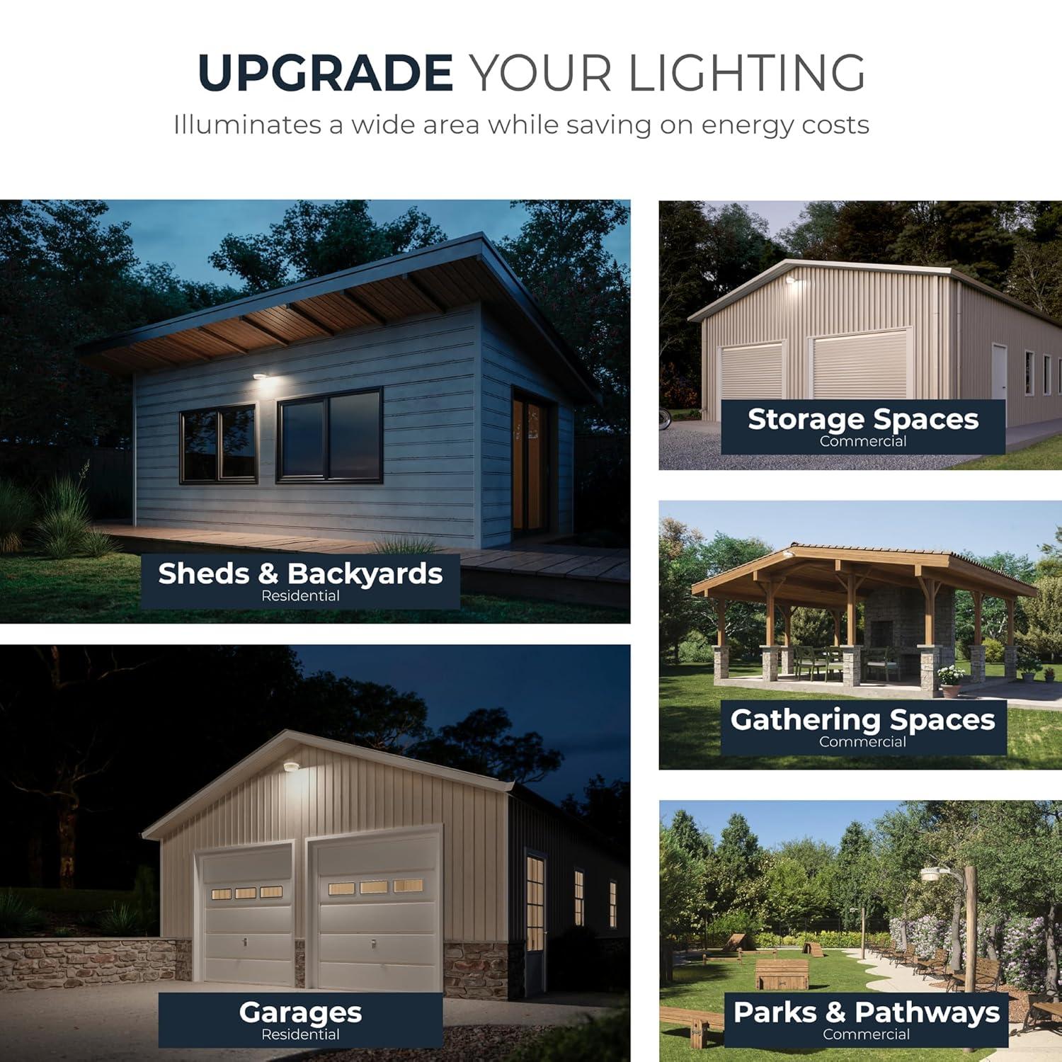 Cooper Lighting LLC 1 - Head LED Hardwired Dusk to Dawn Outdoor Security Area Light