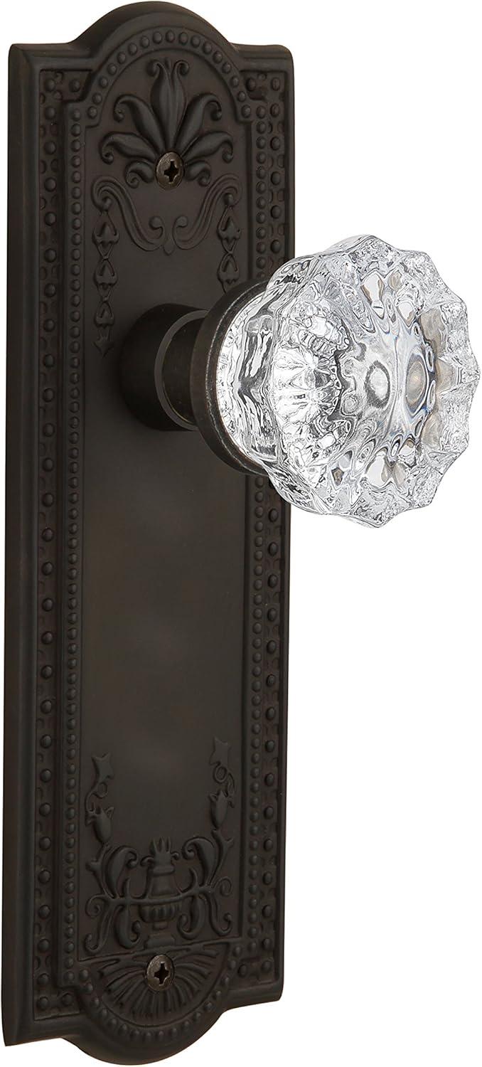 Meadows Plate with Crystal Door Knob