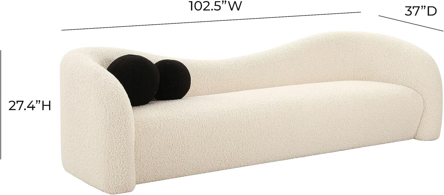 Leonie Faux Shearling Sofa