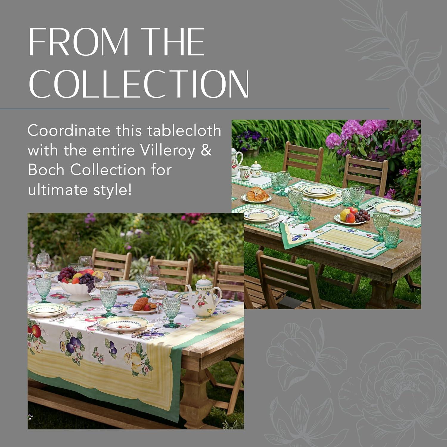 Villeroy & Boch French Garden 100% Cotton Tablecloth
