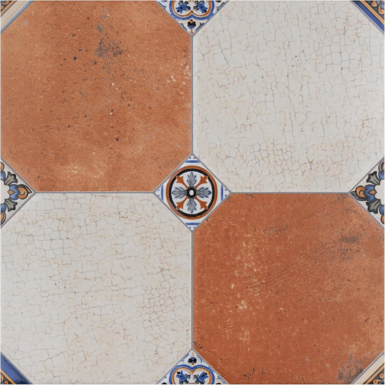 Merola Tile Manises 13" x 13" x Porcelain Vintage Wall & Floor Tile