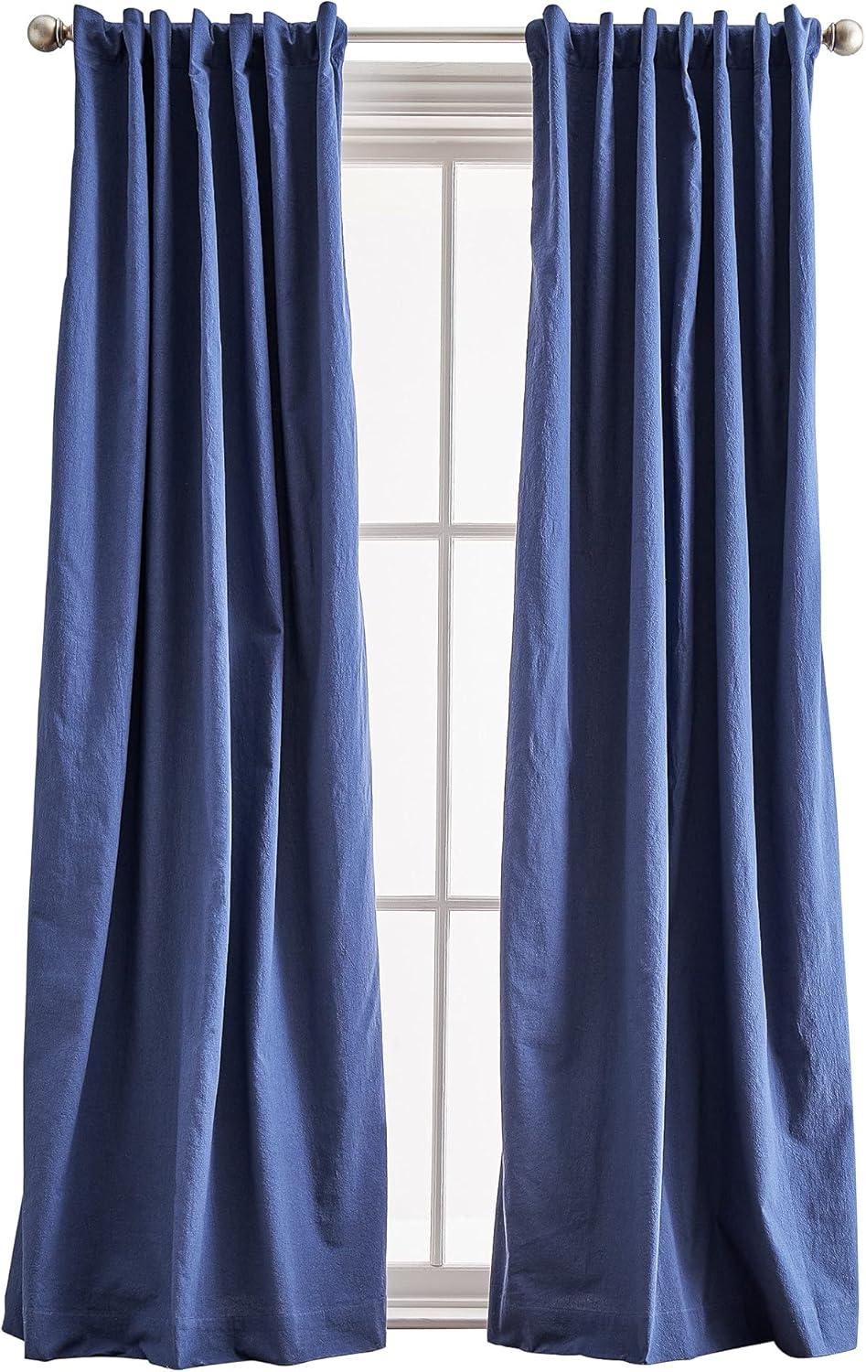 Peri Home Cotton Blend Room Darkening Curtains / Drapes Pair (Set of 2)