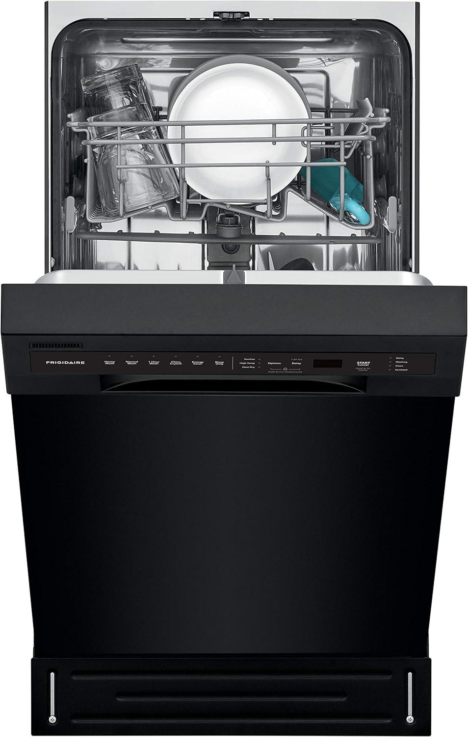 Frigidaire Series 18" 52 dBA Built-in Full Console Dishwasher with Cycle Status Indicators