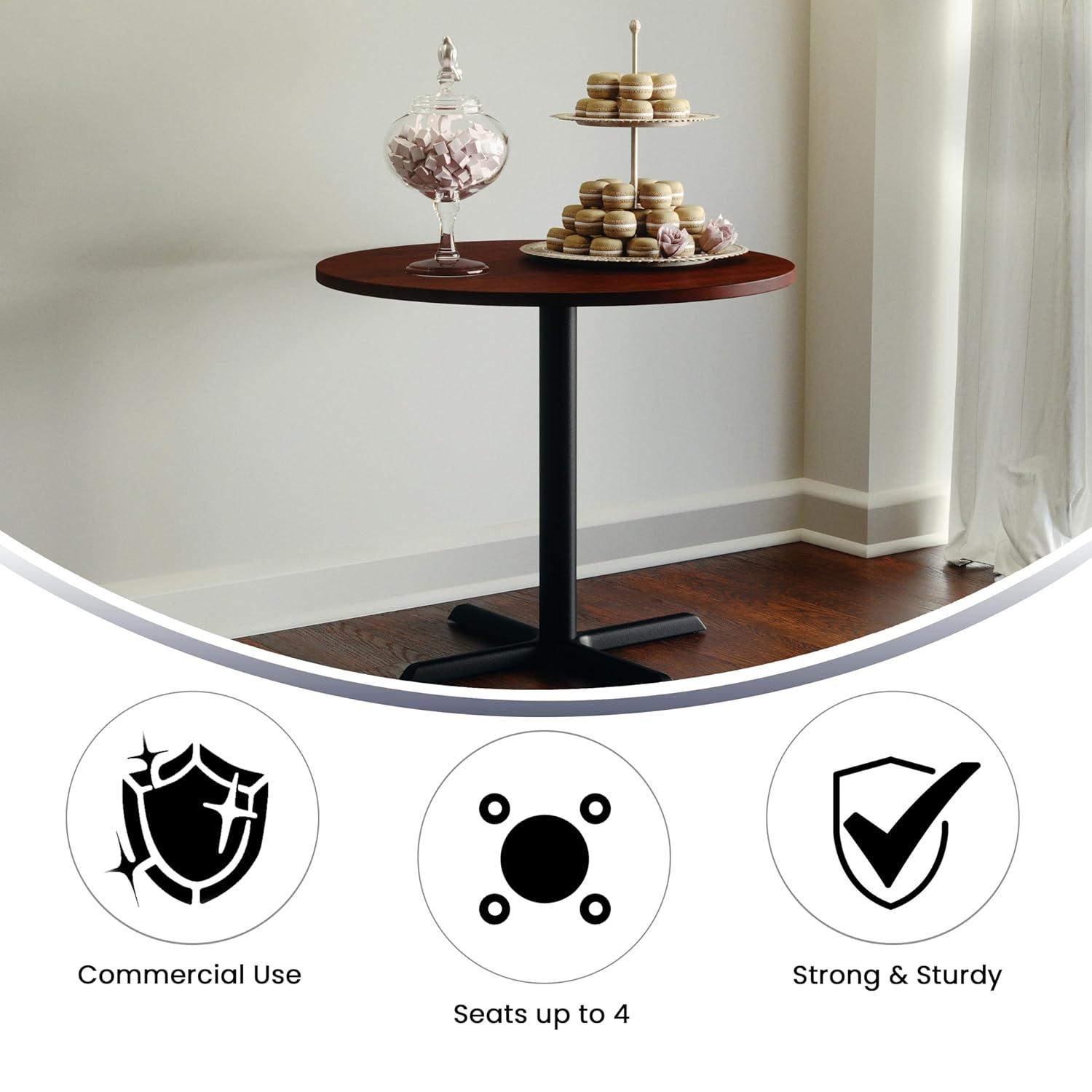 Flash Furniture 36" Round Multi-Purpose Conference Table - Meeting Table for Office