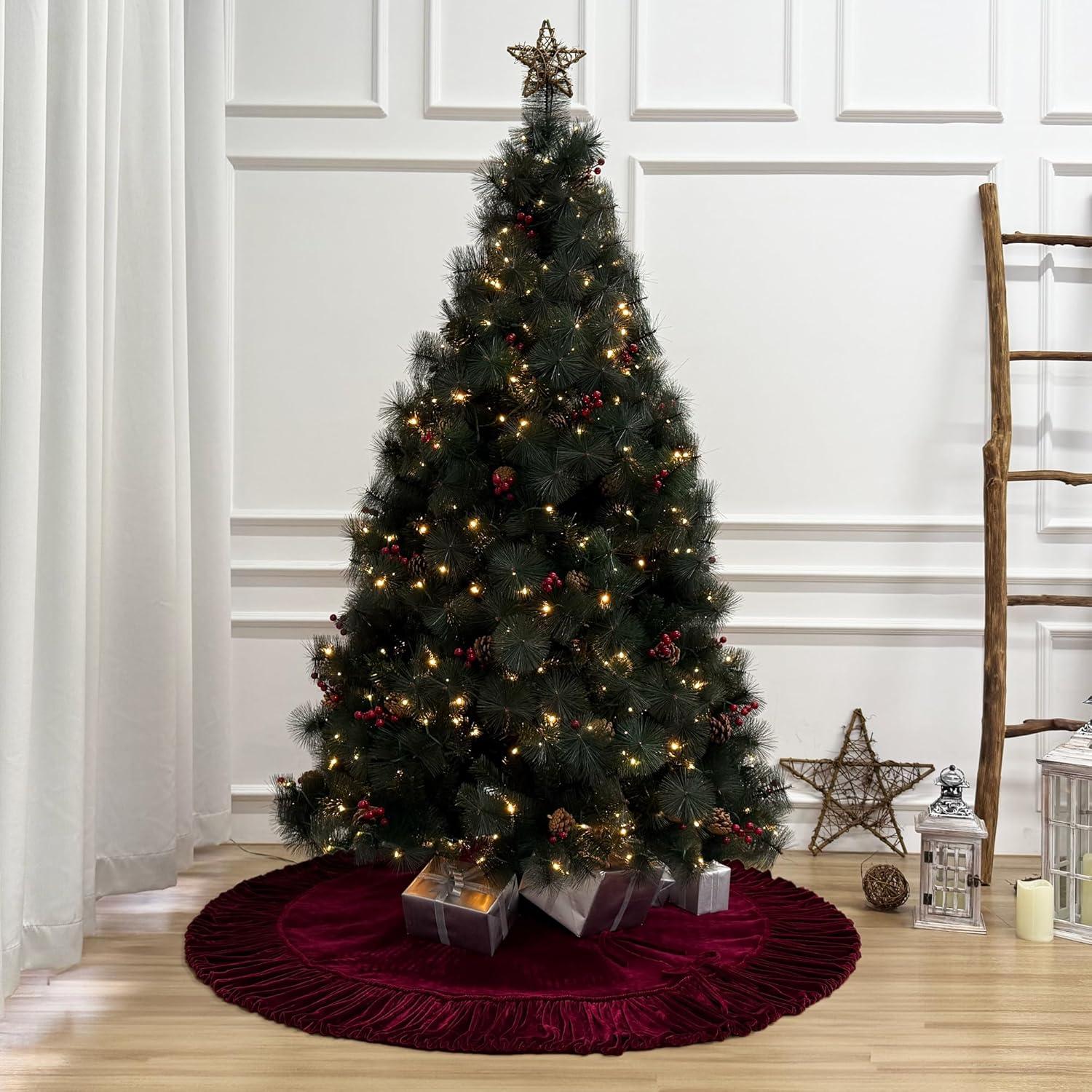 Hubbert Plush Velvet Christmas Textile Collection