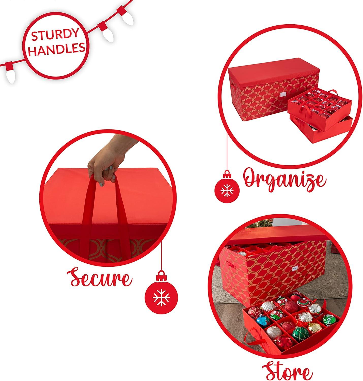 Simplify Christmas Ornament Storage