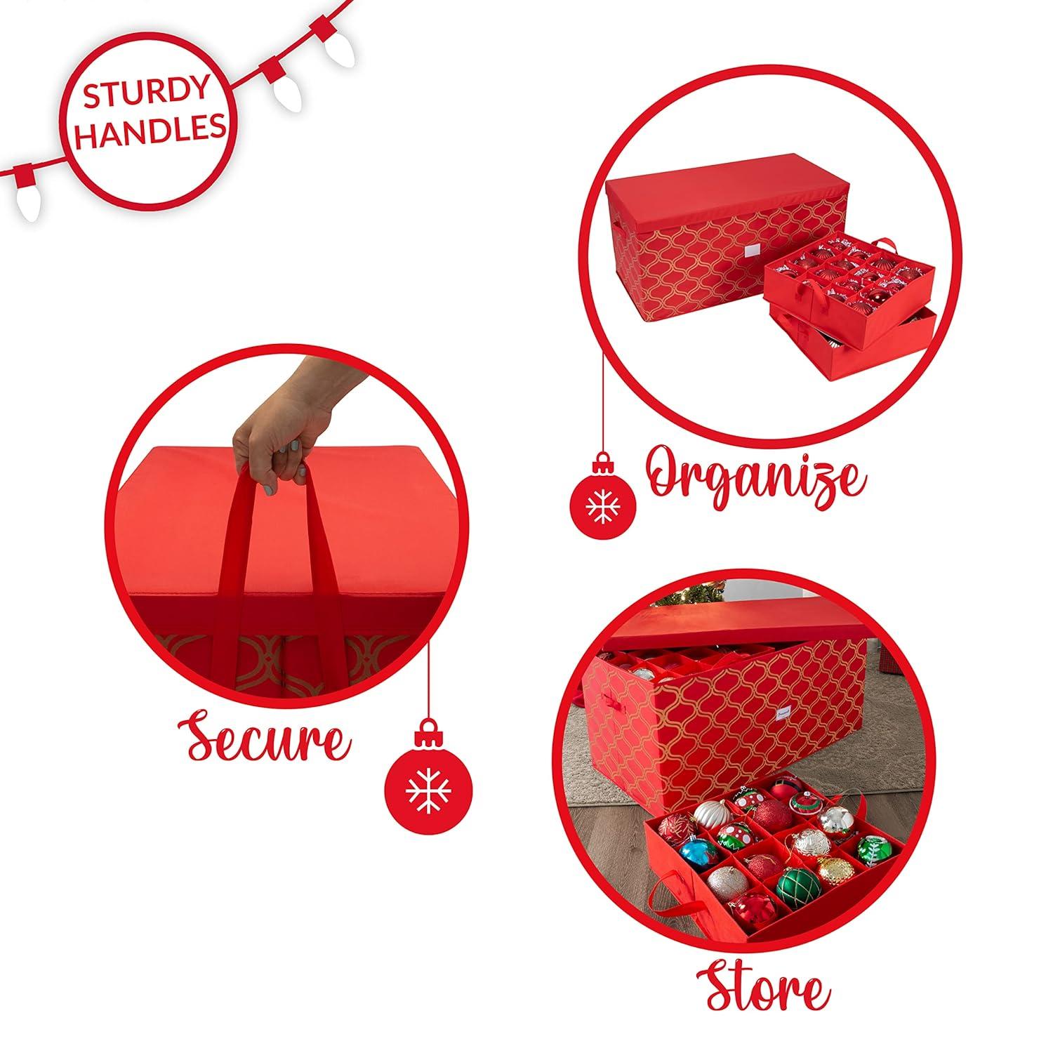 Simplify Christmas Ornament Storage