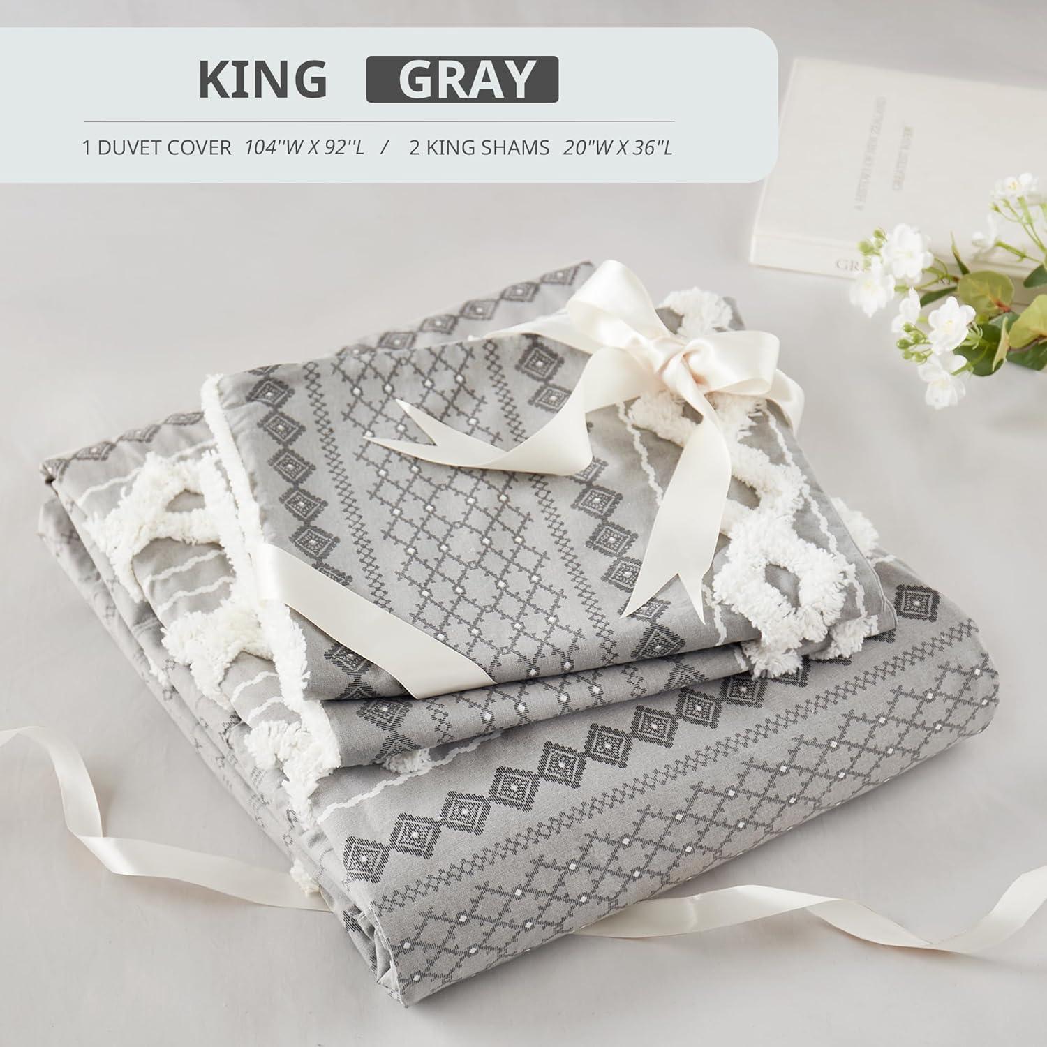 INK+IVY Imani Cotton Printed Duvet Cover Set