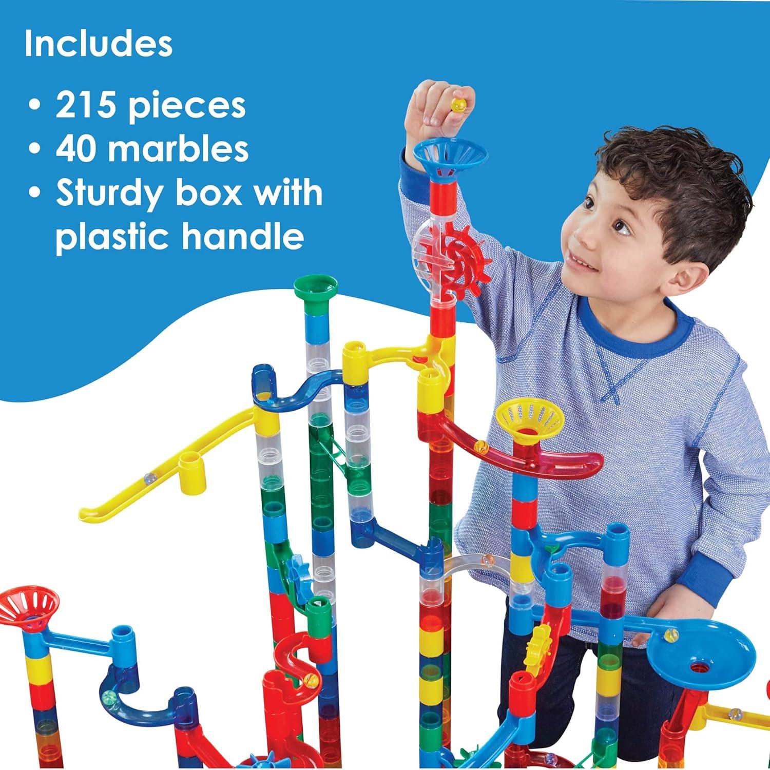MindWare Mega Marble Run: 215-Piece Set - Building Toys