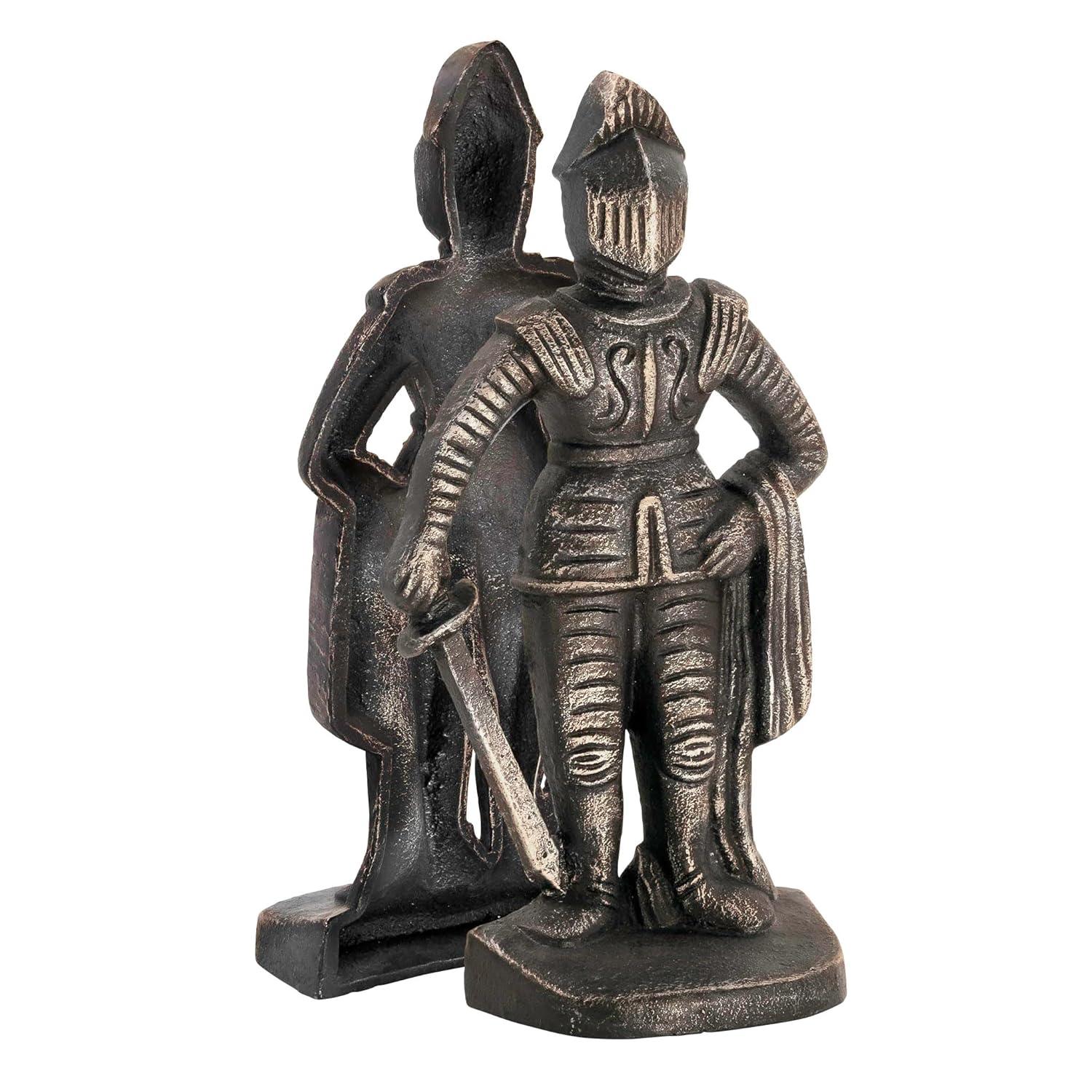 Design Toscano Medieval Knight Iron Bookends