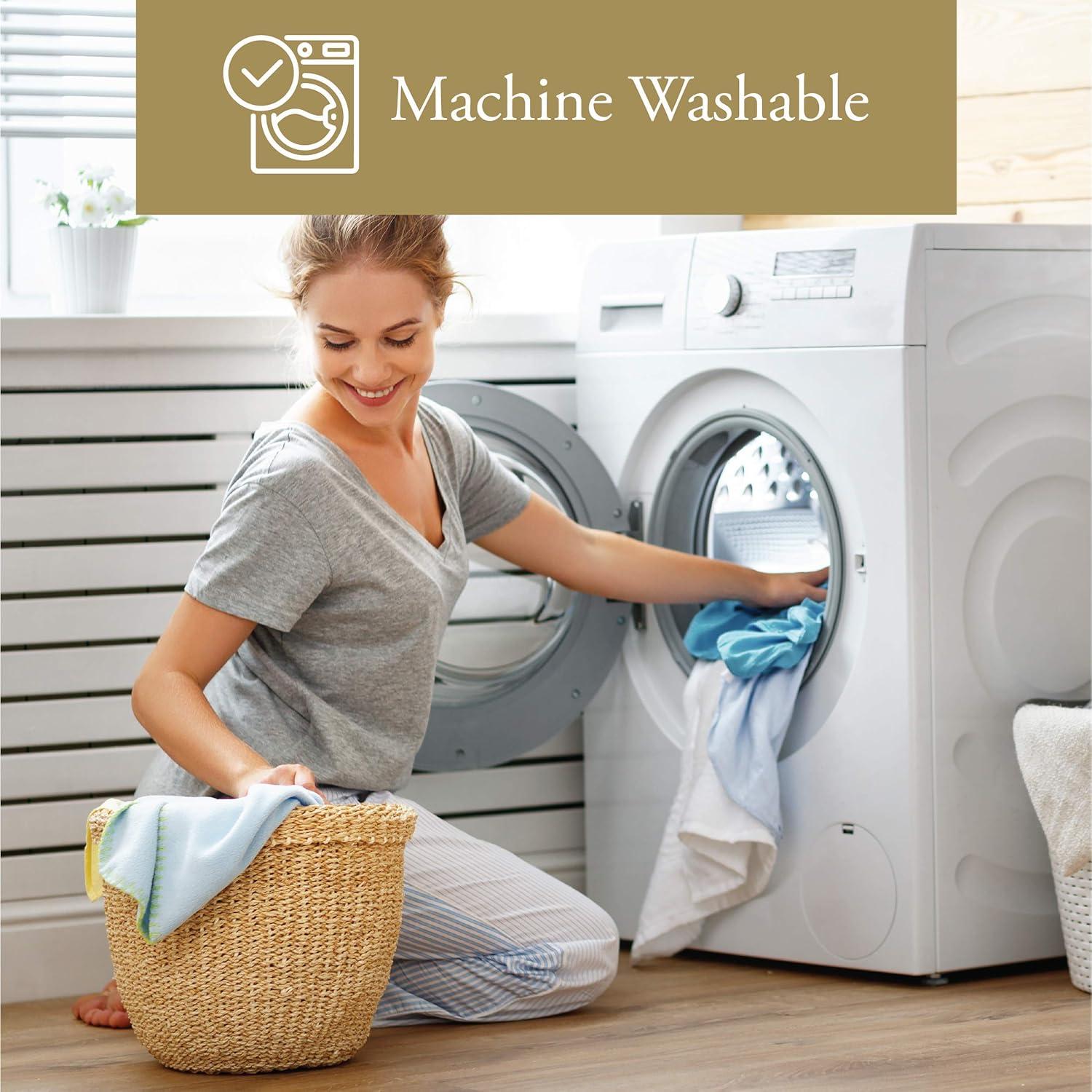 Luxury Hotel Microfiber Tailored Style Bed Skirt with Classic 14 Inch Drop Length, Twin, Navy