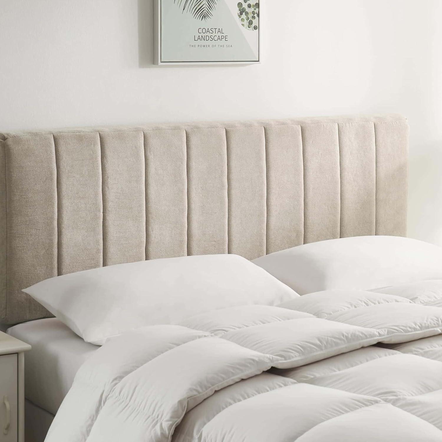 Chastelyne Upholstered Easy Assemble Wall Mounted Headboard