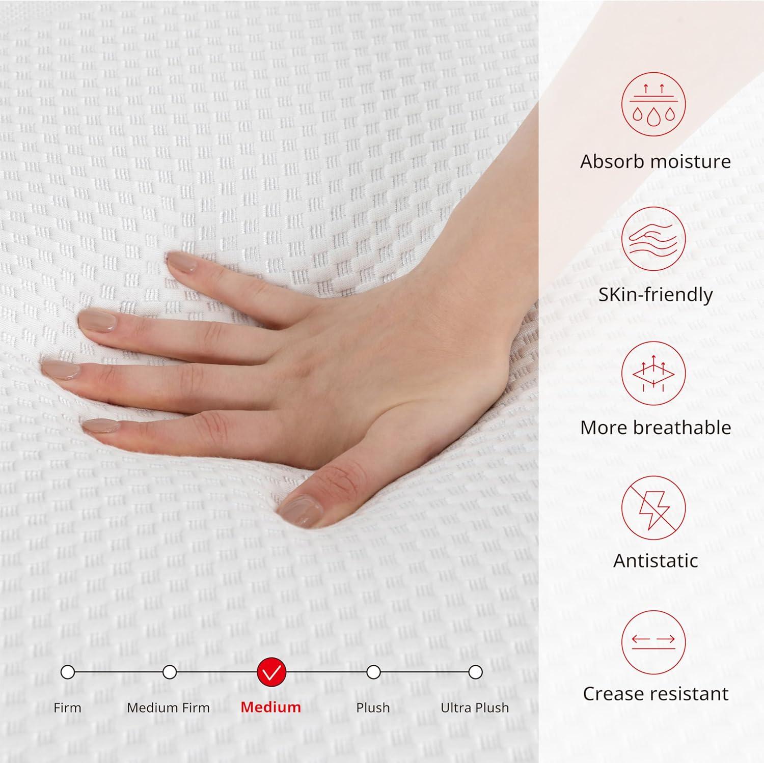 MLILY Manchester United Theatre 12 inch Memory Foam Mattress, Twin XL Size Mattress in a box,Medium Plush